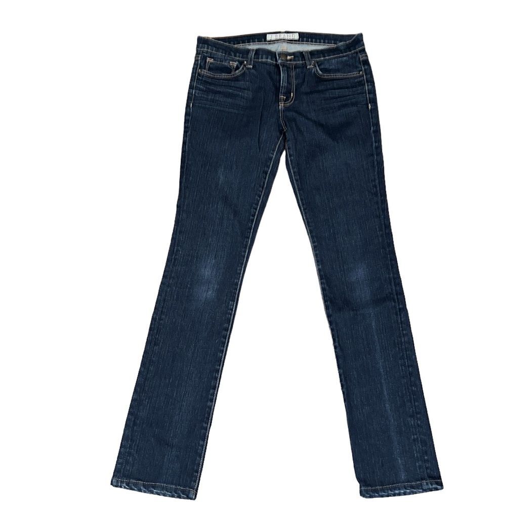 Women's J Brand dark wash the pencil leg jeans style 912C012 mid rise demin